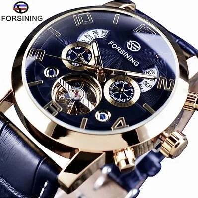 Reloj deportivo Big Tourbillion cuerda automática. Reloj Hombre Día Mes Fecha Impermeable Foto 1 de 4