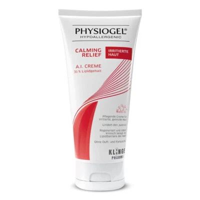 GSK PHYSIOGEL Calming Relief A I Creme 100ml bei juckender Haut PZN 4357472 + Proben