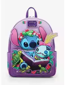 Loungefly Disney Lilo & Stitch Scrump Reading Mini Rucksack - Neu - Bild 1 von 4