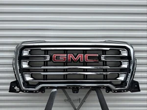 OEM 2019-2022 GMC SIERRA 1500 GRAY FRONT GRILLE GRILL WITH EMBLEM 84508284❗️DMG - Picture 1 of 13