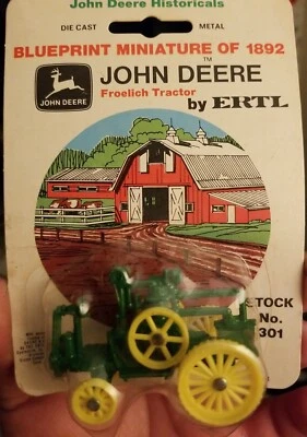1972 John Deere Historicals BluePrint Miniature of 1939 Tractor #1304 by ERTL - Image 1 of 4