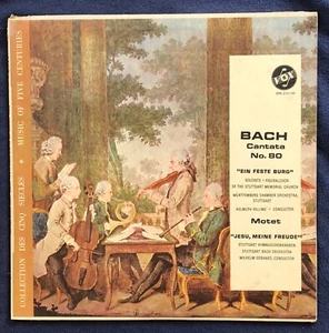 BACH : CONTATA #80 ; MOTET - 1985 LP STPL-514150 - Fast Shipping - Imagen 1 de 2