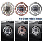 Car Accessories Start Switch Button Decorative Bling Diamond Protective Cover