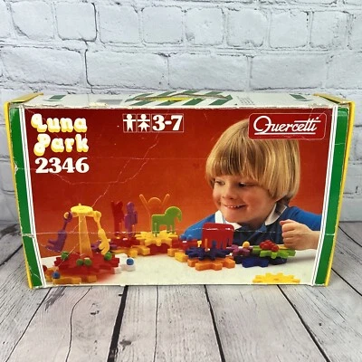 Vintage Quercetti LUNA PARK Gear Circus Building Toys Set 52241 Made In Italy - Image 1 of 4