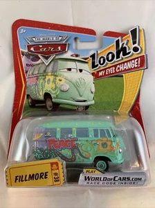 Disney Cars Lenticular Eyes Change Fillmore Die Cast Toy Car #38 - Picture 1 of 2