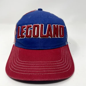 Vintage Legoland Hat Youth Snapback Trucker USA Flag Red White Blue Mesh Back - Picture 1 of 11
