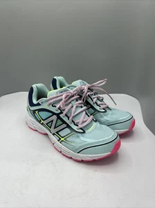 New Balance 860 V5 Youth Size 5.5 Running Shoe Light Blue/Green Medium - Picture 1 of 10