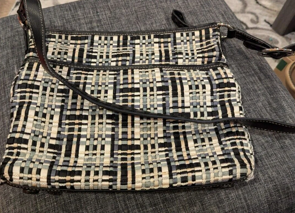 Bandolera vintage con asa y correa para el hombro Foto 1 de 1