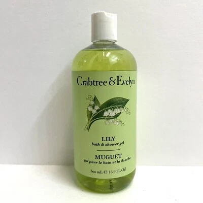 Crabtree & Evelyn Lily Bath & Shower Gel Body Wash Full Size 16.9 oz/500 mL - Image 1 of 3