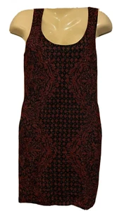 Rot/schwarz glitzerndes Bodycon Kleid von Rock & Republic Größe L - Bild 1 von 3