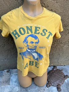 Honest Abe The Best Way to Predict Your Future is to Create It Tshirt - Girls 8 - Picture 1 of 9