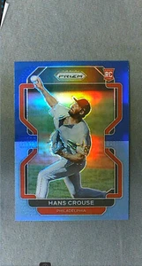 2022 Panini Prizm Tier III Navy Carolina Blue Prizm #249 Hans Crouse RC Phillies - Picture 1 of 2