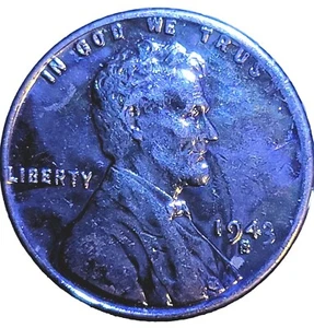 1943 S Steel Lincoln Cent,DDO, S overS Upside Down - Picture 1 of 6