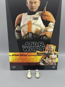 Hot Toys Star Wars ROTS Commander Cody Mms524 Shoes Only - Picture 1 of 5