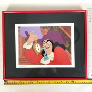 Walt Disney Movie Peter Pan 1953 Print Framed 12"x14" - "Time Grows Short" - Picture 1 of 2