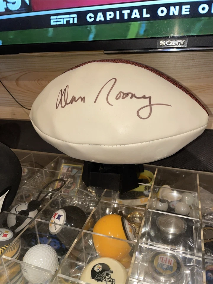 Dan Rooney Firmado Fútbol Pittsburgh Steelers Hombre Fantasy Camp Foto 1 de 3