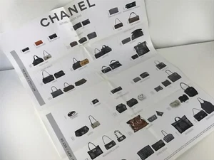 CHANEL HERBST 2008/09 TASCHEN 2,55 KLAPPE GROSSES POSTER 31""X23"" KATALOG LOOK BUCH VIP - Bild 1 von 5