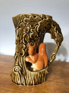 Jarra/jarrón de ardilla vintage no. 4241 vintage Sylvac - serie Woodland - Imagen 1 de 8