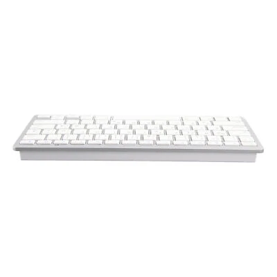 Wireless Keyboard Mini 78 Keys Ultra Thin Portable White Computer Keyboards  - Image 1 of 4