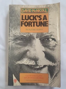 Lucks A Fortune David McNicoll Autobiografía Libro de bolsillo 1980 - Imagen 1 de 9
