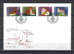 Liechtenstein C84 FDC 1976 Architectural Heritage - Picture 1 of 1