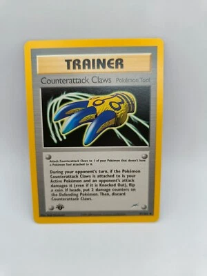 1st Edition Counterattack Claws 97/105 Neo Destiny WOTC Pokemon Card LP Conditio - Image 1 of 2