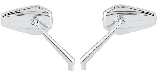 ARLEN NESS MINI STOCKER MIRRORS CHROME HARLEY DYNA SOFTAIL SPORTSTER TOURING - Image 1 of 1