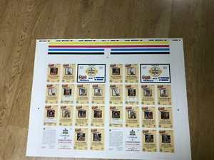 Basketball uncut sheet random pick Gold? purple? or another color? random pick - Picture 1 of 4