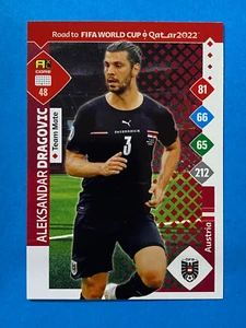 Panini Adrenalyn Road to Qatar 2022 Card n. 48 Aleksandar Dragovic Austria - Imagen 1 de 1