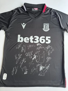Signed STOKE CITY 24/25 Shirt by 23 -PROOF/COA-Koumas Junho Moran Manhoef Cannon - Picture 1 of 18