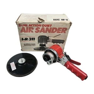 INGERSOLL-RAND 311 AIR SANDER ORBITAL BUILT-IN ADJUSTABLE REGULATOR 6" PAD - Picture 1 of 11