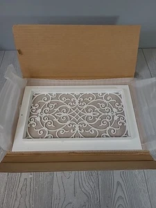 New White Vent Cover 10" x 16" Corinthian Style- by SteelCrest Design - Picture 1 of 7