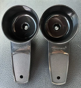 Juego de 2 mini embudo Tupperware # 877 en negro. ¡Nuevo! - Imagen 1 de 2