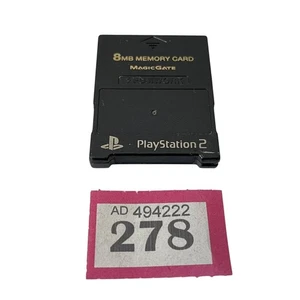 PlayStation 2 PS2 Memory Card Offizielle Fujiwork Marke - Schwarz - P278 - Bild 1 von 1