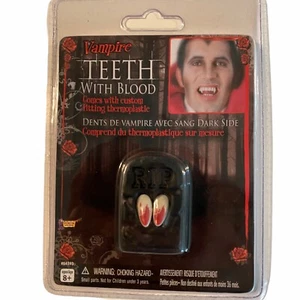 Halloween Vampir Zähne mit Blut NEU - Bild 1 von 5