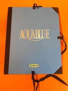 Siro Portfolio Vacío Aquablue Librería Álbum N&S 500 Ex Como Nuevo - Imagen 1 de 4