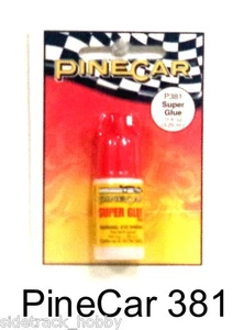 PineCar P381 Pine Wood Derby Super Glue .11 oz Bottle - Picture 1 of 2
