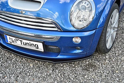 Sonderaktion Spoilerschwert Frontspoilerlippe Cuplippe aus ABS MINI R50 R52 R53 - Bild 1 von 2