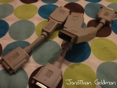 Apple HDI-45 to DB-15 Vintage Macintosh Video Adapter Cable RARE Mac 590-0796-A - Image 1 of 4