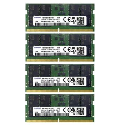Samsung 128GB (4X32GB) DDR5 4800MHz PC5-38400 Laptop Memory Ram M425R4GA3BB0-CQK - Image 1 of 4