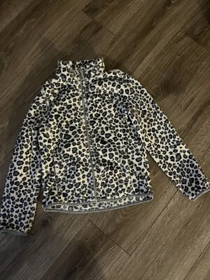 Leopardo de lã com zíper para meninas 10/12 - Imagem 1 de 4