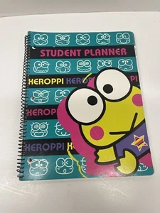 Vintage Keroppi Sanrio Student Spiral Planner Notebook 1996 90 Sheets - Picture 1 of 7