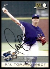 2008 MultiAd Top Prospects Alex Cobb Columbus Catfish IP Autograph