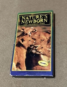 Nature's Newborn, Vol 1 VHS, Lion Wildebeest Zebra - Picture 1 of 6