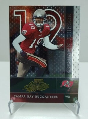 2002 Playoff Absolute Memorabilia Keyshawn Johnson #81 Tampa Bay Buccaneers - Image 1 of 2