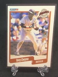 Fleer 90 Baseball # 157. Rick Tony Gwynn. San Diego Padres. Near Mint.