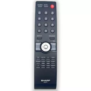 Original Sharp LCD TV Remote Control RC2443802/01 For LC-32SB28 LC-42SB48UT - Picture 1 of 3