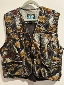 Master Sportsman Rugged Outdoor Gear Camo Zip Hunting Vest ~Large - Picture 1 of 5