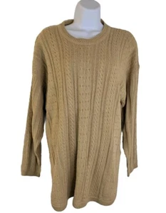 Paradox, Women's, Cable Knit, 100% Silk Sweater, Beige, Size L - Imagen 1 de 3