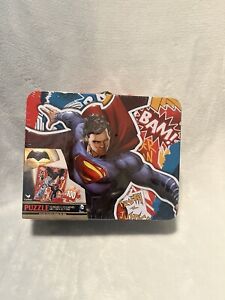 Superman vs Batman DC Comics Metal Lunch Box Puzzle ( 100 pc ) ~ NEW SEALED